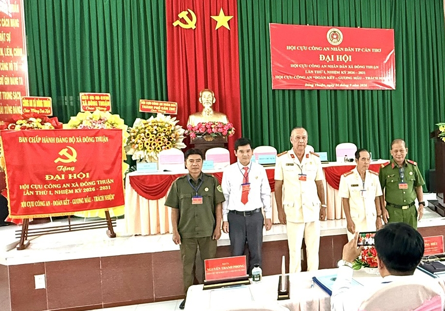 Cần Thơ: Thành lập Hội Cựu CAND xã Đông Thuận, nhiệm kỳ 2026 - 2031