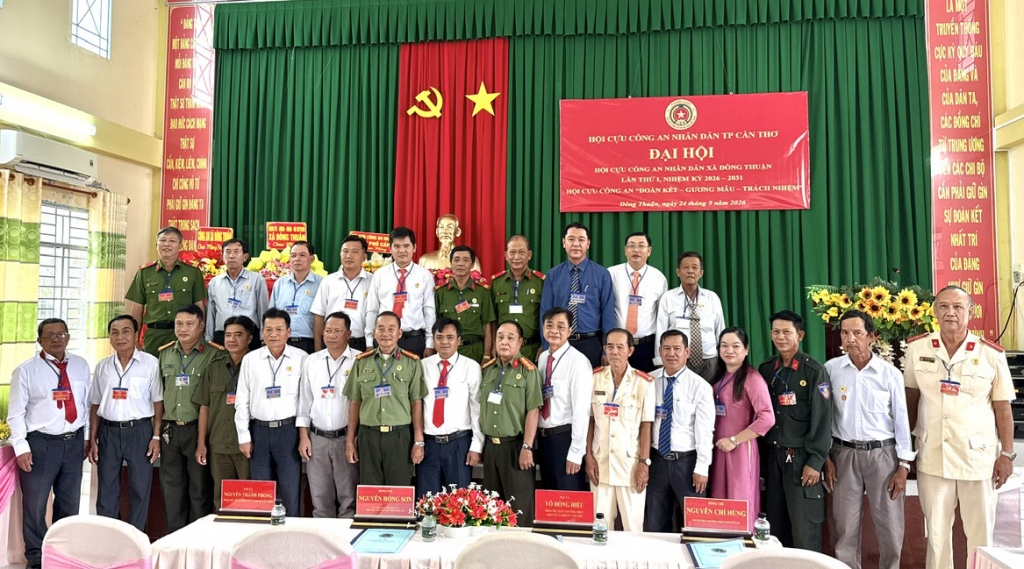 Cần Thơ: Thành lập Hội Cựu CAND xã Đông Thuận, nhiệm kỳ 2026 - 2031
