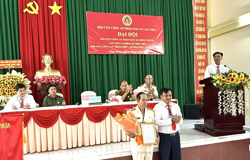 Cần Thơ: Thành lập Hội Cựu CAND xã Đông Thuận, nhiệm kỳ 2026 - 2031