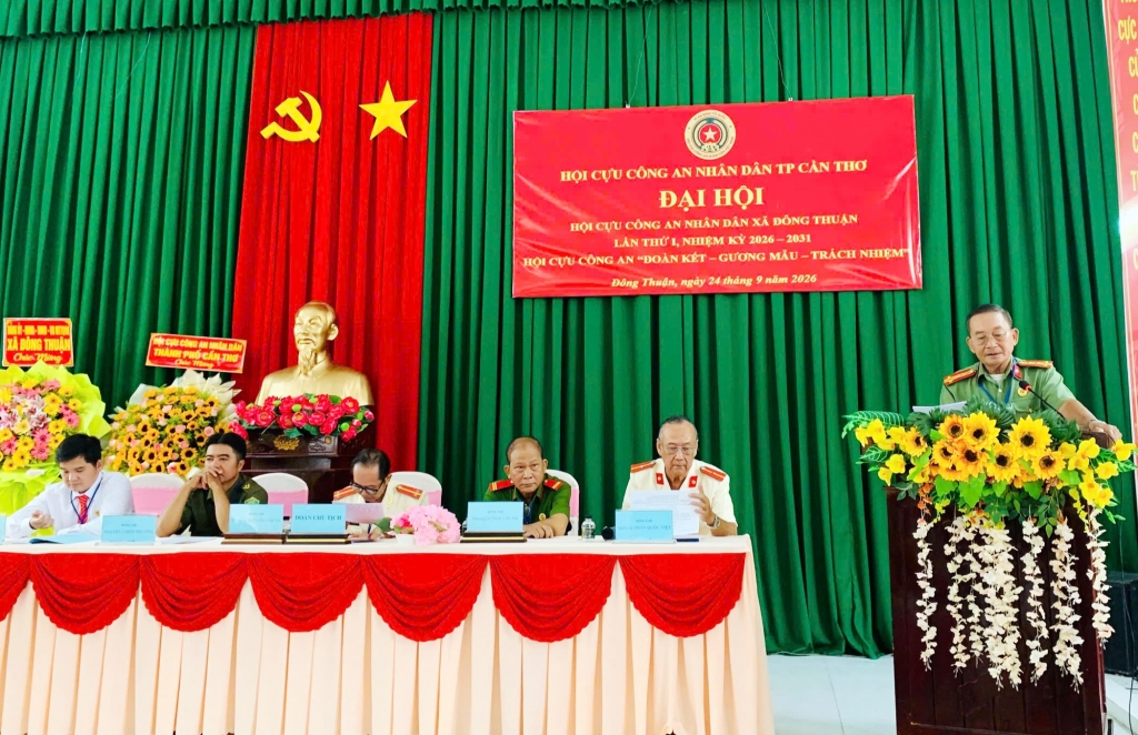 Cần Thơ: Thành lập Hội Cựu CAND xã Đông Thuận, nhiệm kỳ 2026 - 2031