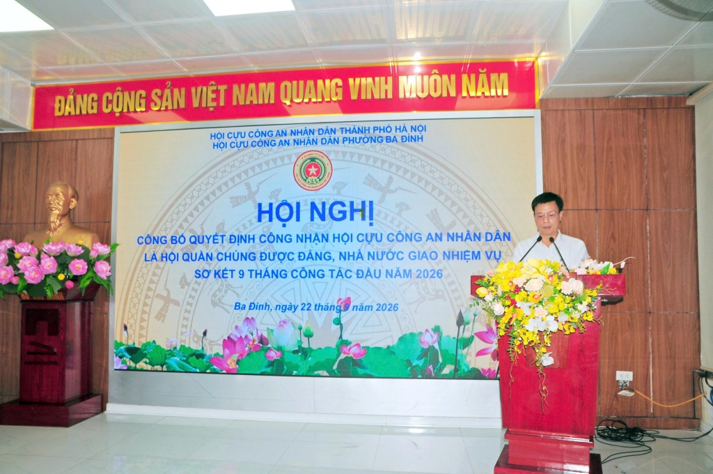 Hà Nội: Đôn đốc công nhận Hội Cựu CAND cấp xã do Đảng, Nhà nước giao nhiệm vụ