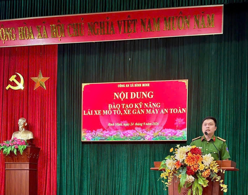Ninh Bình: Hội Cựu CAND giữ vai trò nòng cốt trong tuyên truyền, giữ gìn ANTT tại xã Bình Minh