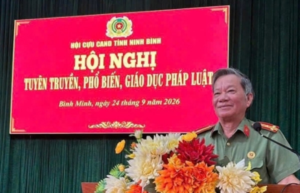 Ninh Bình: Hội Cựu CAND giữ vai trò nòng cốt trong tuyên truyền, giữ gìn ANTT tại xã Bình Minh