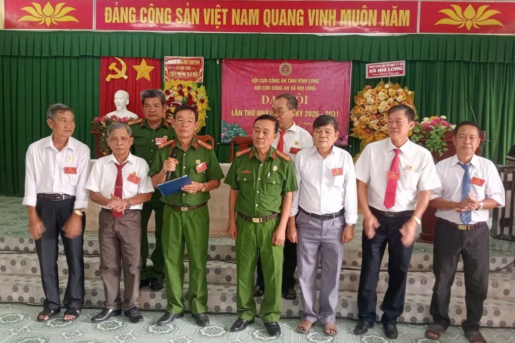 Vĩnh Long: Thành lập Hội Cựu CAND xã Nhị Long, nhiệm kỳ 2026 - 2031