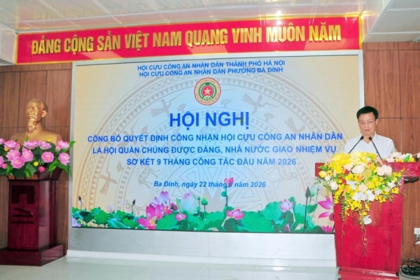 Hà Nội: Đôn đốc việc công nhận Hội Cựu CAND cấp xã do Đảng, Nhà nước giao nhiệm vụ