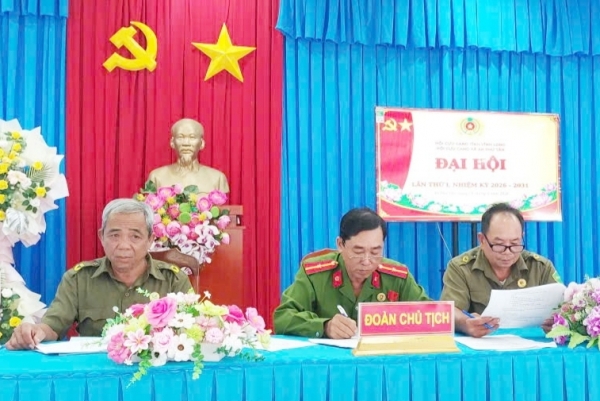 Vĩnh Long: Thành lập Hội Cựu CAND xã An Phú Tân, nhiệm kỳ 2026 - 2031