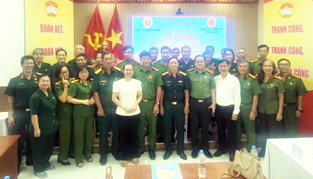 TP.HCM: Hội Cựu CAND và Hội CCB phường Chợ Quán ký kết Quy chế phối hợp, nhiệm kỳ 2026 - 2030
