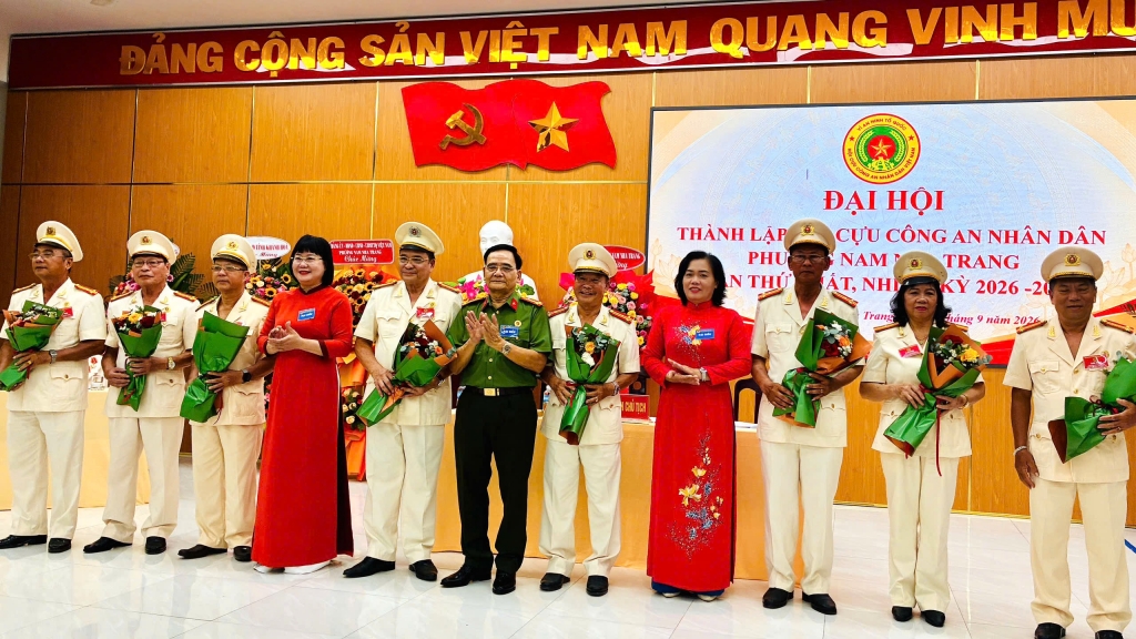 Khánh Hòa: Thành lập Hội Cựu CAND phường Nam Nha Trang, nhiệm kỳ 2026 - 2031
