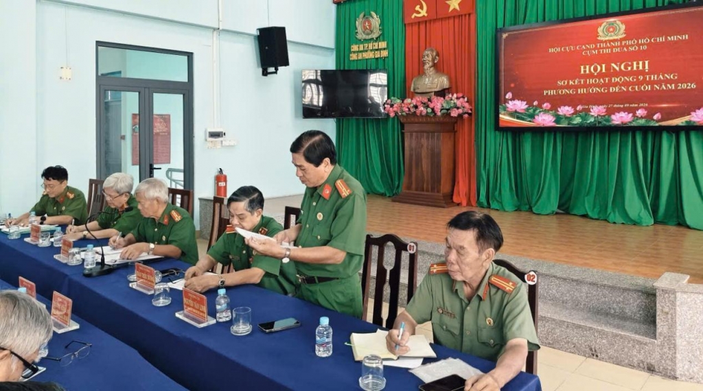 Cụm thi đua 10 Hội Cựu CAND TP.HCM: Tăng cường chuyển đổi số, quyết tâm xây dựng tổ chức Hội vững mạnh