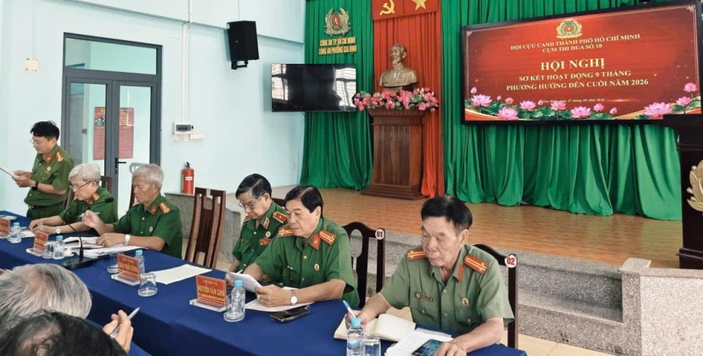 Cụm thi đua 10 Hội Cựu CAND TP.HCM: Tăng cường chuyển đổi số, quyết tâm xây dựng tổ chức Hội vững mạnh