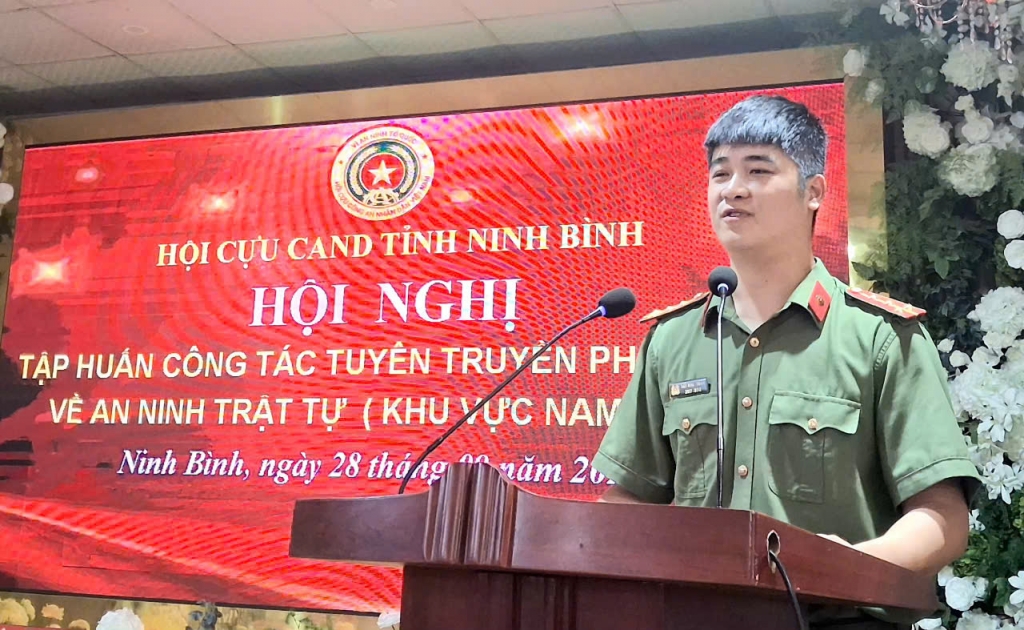 Hội Cựu CAND tỉnh Ninh Bình lan tỏa kiến thức pháp luật về ANTT đến từng hội viên