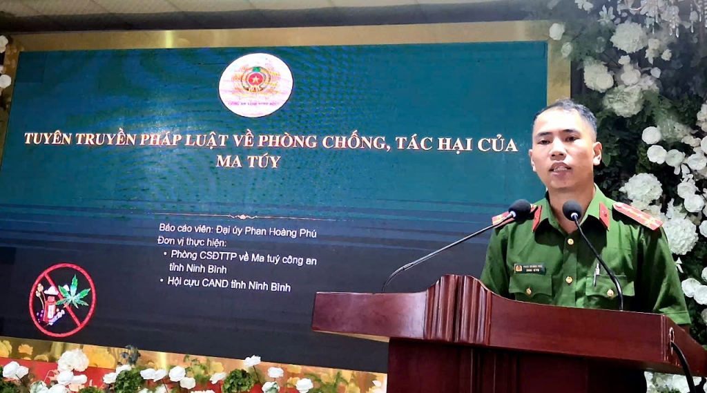 Hội Cựu CAND tỉnh Ninh Bình lan tỏa kiến thức pháp luật về ANTT đến từng hội viên