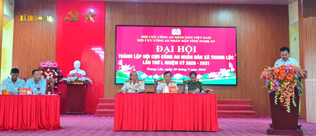 Nghệ An: Thành lập Hội Cựu CAND xã Trung Lộc, nhiệm kỳ 2026 - 2031