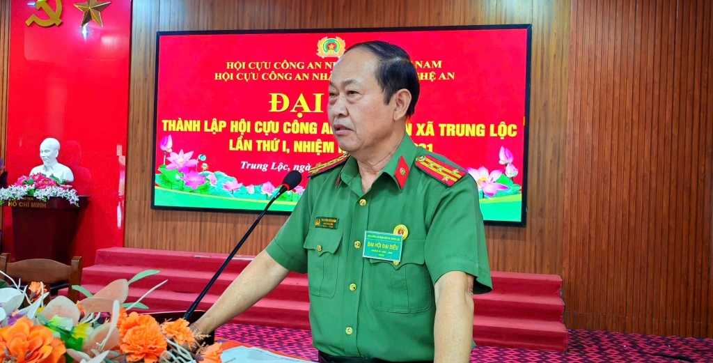 Nghệ An: Thành lập Hội Cựu CAND xã Trung Lộc, nhiệm kỳ 2026 - 2031
