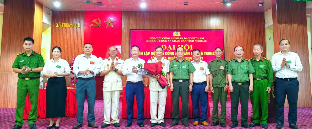 Nghệ An: Thành lập Hội Cựu CAND xã Trung Lộc, nhiệm kỳ 2026 - 2031