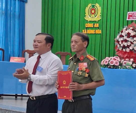 Vĩnh Long: Thành lập Hội Cựu CAND xã Hùng Hòa, nhiệm kỳ 2026 - 2031