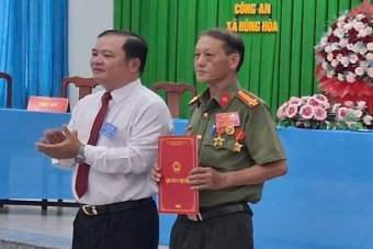 Vĩnh Long: Thành lập Hội Cựu CAND xã Hùng Hòa, nhiệm kỳ 2026 - 2031
