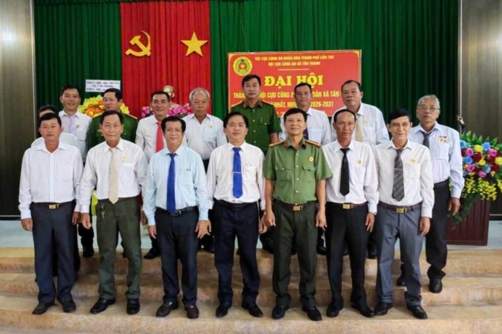 Cần Thơ: Thành lập Hội Cựu CAND xã Tân Thạnh, nhiệm kỳ 2026 - 2031