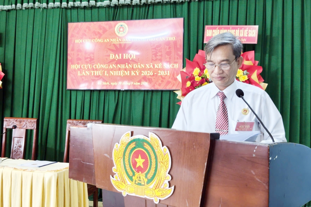Cần Thơ: Thành lập Hội Cựu CAND xã Kế Sách, nhiệm kỳ 2026   2031