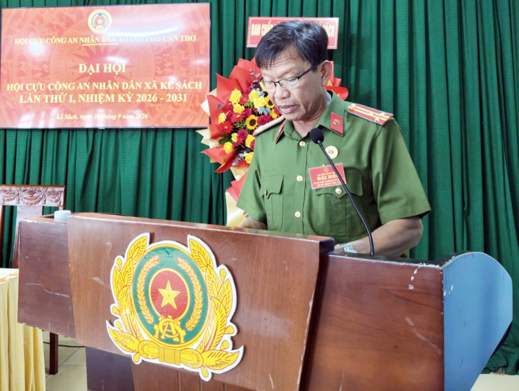 Cần Thơ: Thành lập Hội Cựu CAND xã Kế Sách, nhiệm kỳ 2026   2031