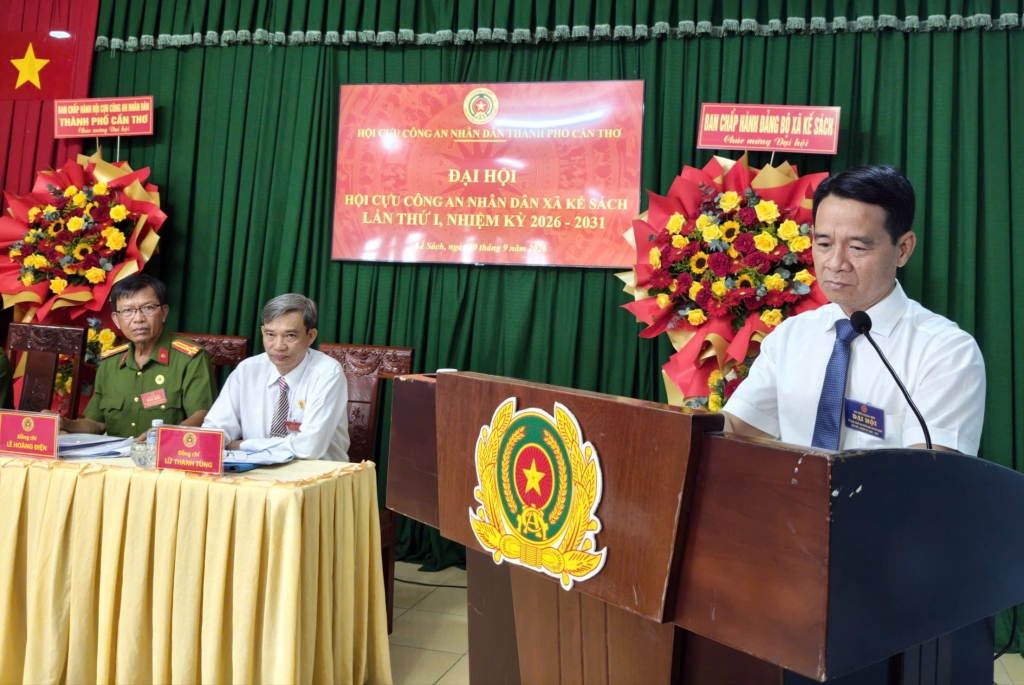 Cần Thơ: Thành lập Hội Cựu CAND xã Kế Sách, nhiệm kỳ 2026   2031