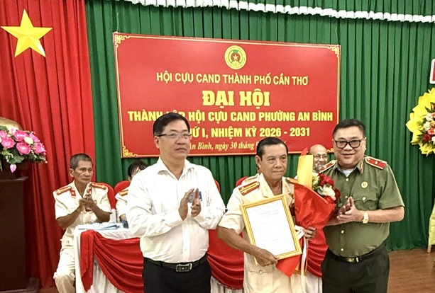 Cần Thơ: Thành lập Hội Cựu CAND phường An Bình, nhiệm kỳ 2026 - 2031