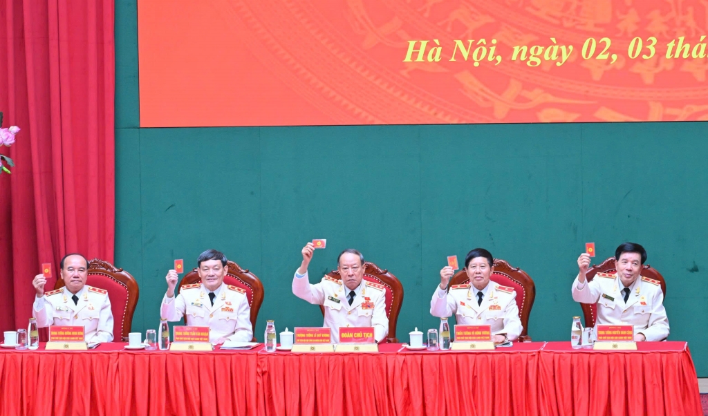 Khai mạc phiên thứ nhất Đại hội đại biểu toàn quốc Hội Cựu CAND Việt Nam lần thứ II