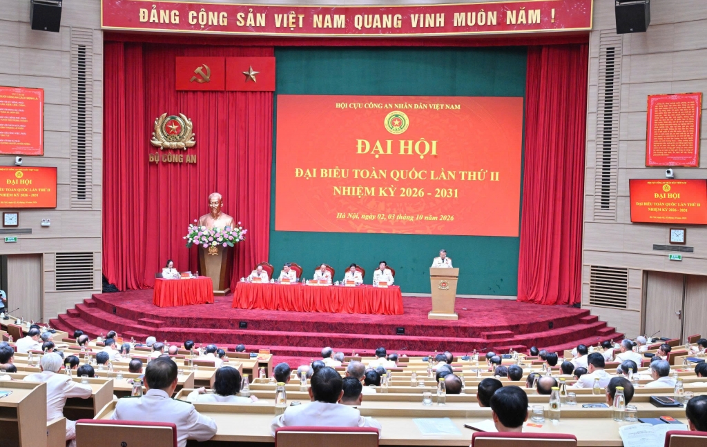 Khai mạc phiên thứ nhất Đại hội đại biểu toàn quốc Hội Cựu CAND Việt Nam lần thứ II
