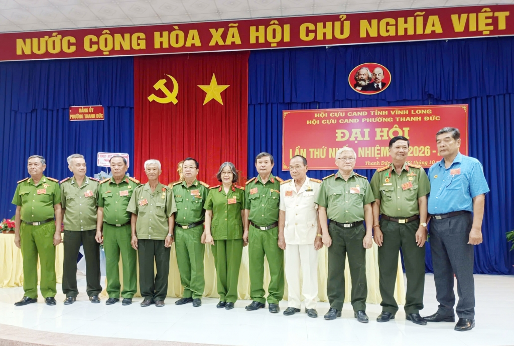 Vĩnh Long: Thành lập Hội Cựu CAND phường Thanh Đức, nhiệm kỳ 2026 - 2031