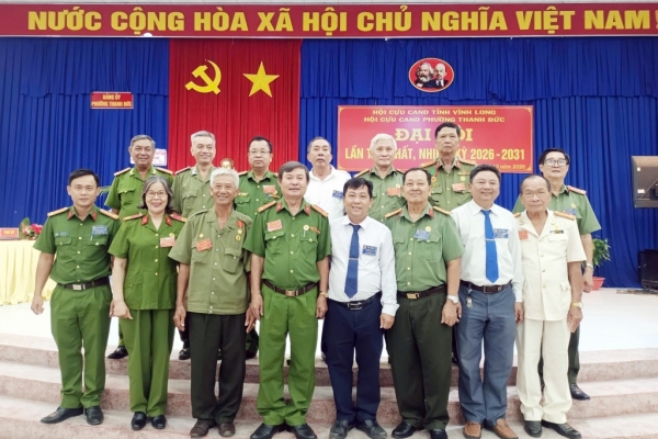 Vĩnh Long: Thành lập Hội Cựu CAND phường Thanh Đức, nhiệm kỳ 2026 - 2031