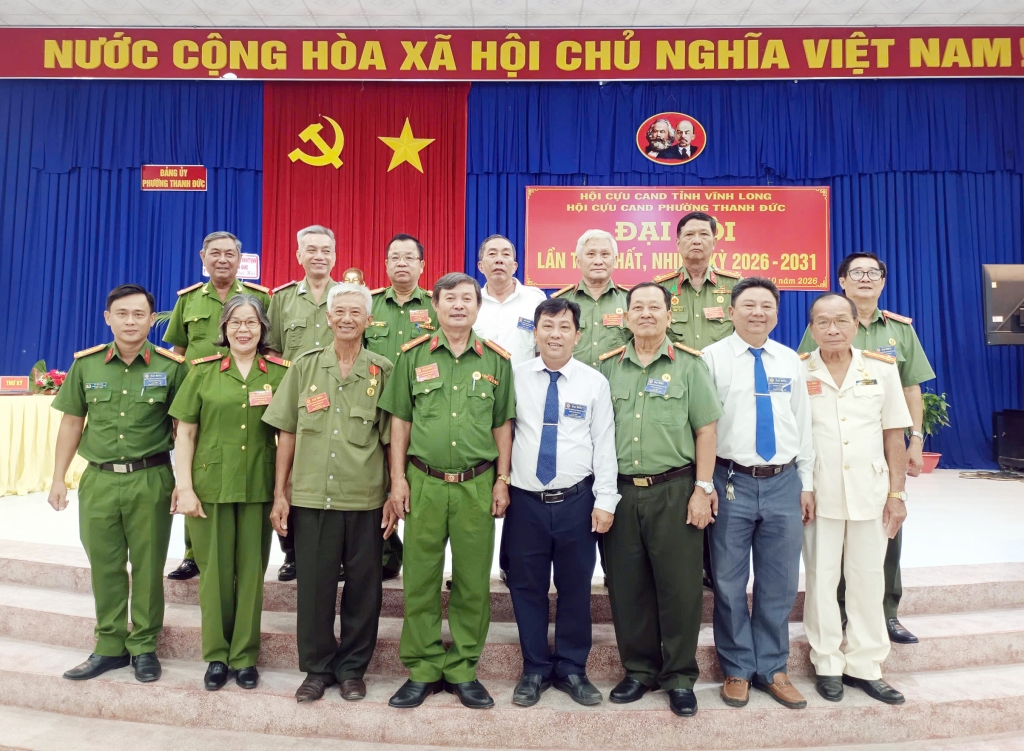 Vĩnh Long: Thành lập Hội Cựu CAND phường Thanh Đức, nhiệm kỳ 2026 - 2031