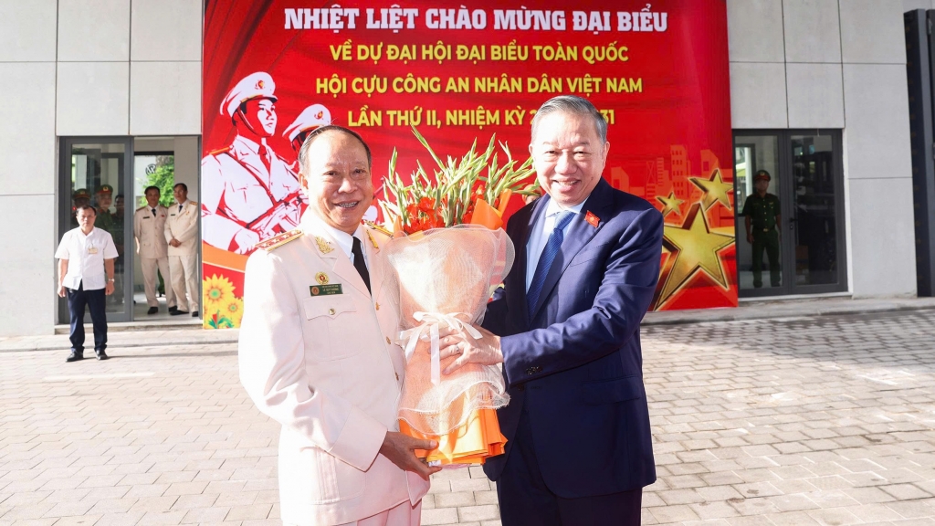Tổng Bí thư, Chủ tịch nước Tô Lâm dự Đại hội đại biểu toàn quốc Hội Cựu CAND Việt Nam lần thứ II