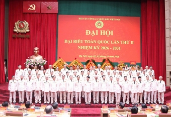 Danh sách Ban Chấp hành và Ban Kiểm tra Hội Cựu CAND Việt Nam nhiệm kỳ 2026 - 2031