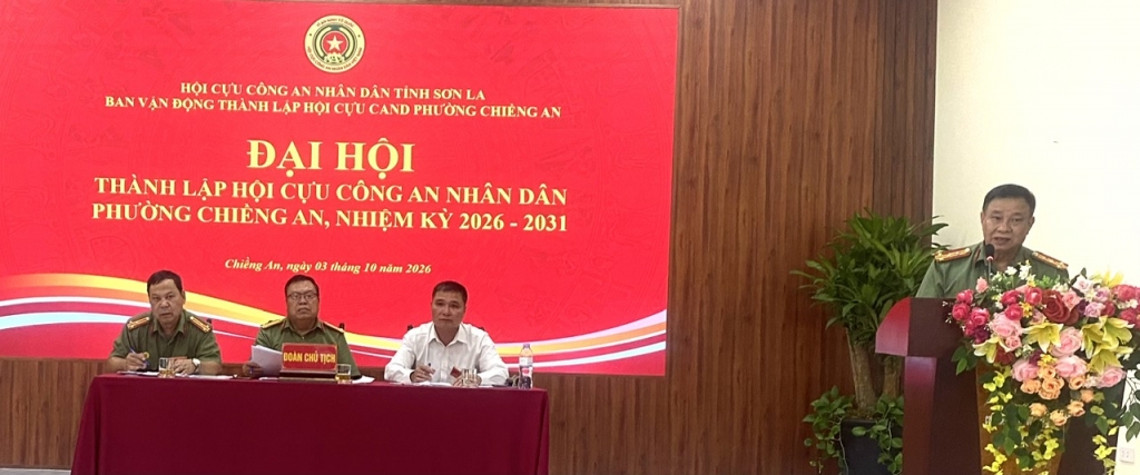 Sơn La: Thành lập Hội Cựu CAND phường Chiềng An, nhiệm kỳ 2026 - 2031