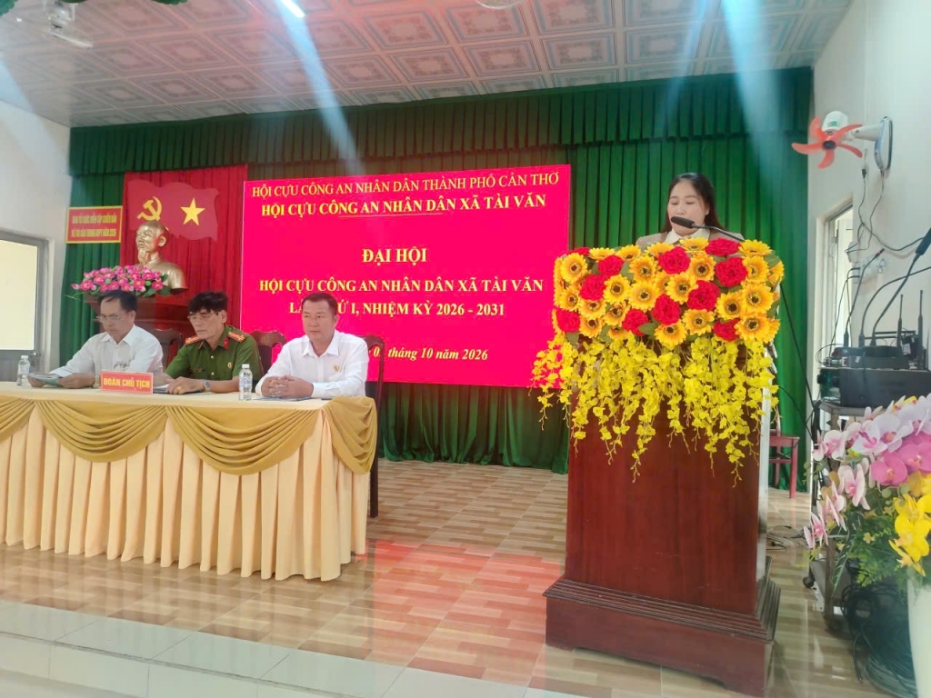 Cần Thơ: Thành lập Hội Cựu CAND xã Tài Văn, nhiệm kỳ 2026 - 2031
