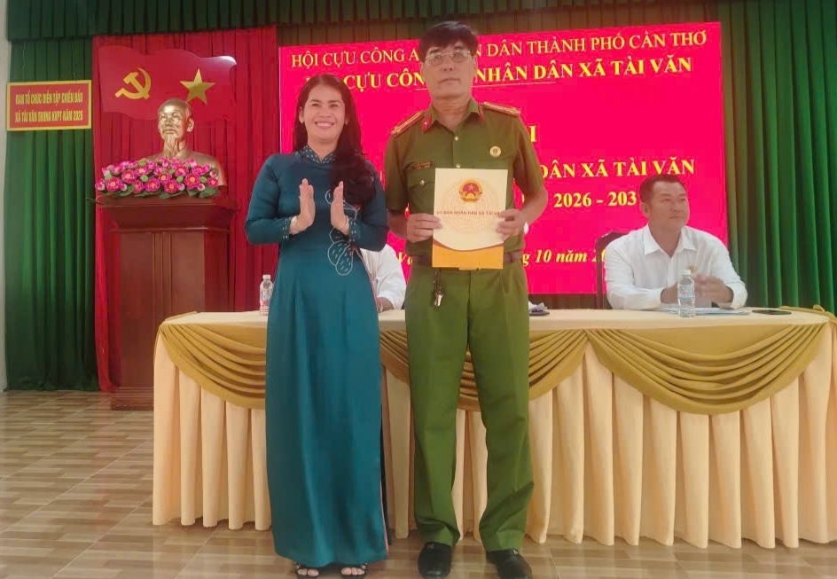 Cần Thơ: Thành lập Hội Cựu CAND xã Tài Văn, nhiệm kỳ 2026 - 2031