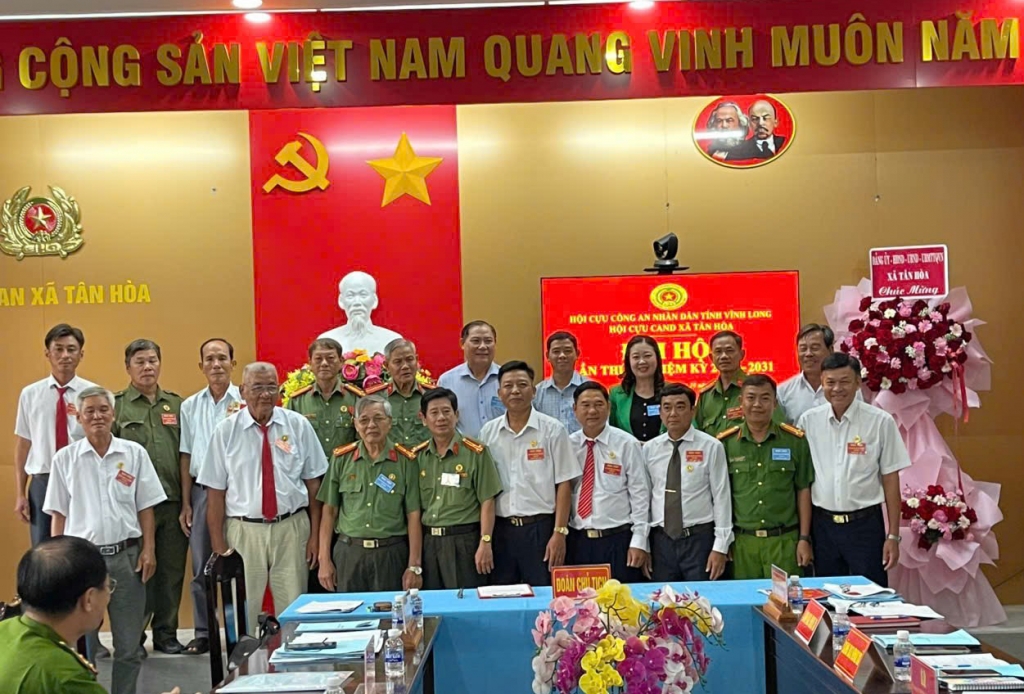 Vĩnh Long: Thành lập Hội Cựu CAND xã Tân Hòa, nhiệm kỳ 2026 - 2031