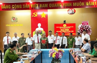 Vĩnh Long: Thành lập Hội Cựu CAND xã Tân Hòa, nhiệm kỳ 2026 - 2031