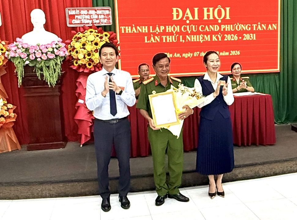 Cần Thơ: Thành lập Hội Cựu CAND phường Tân An, nhiệm kỳ 2026 - 2031