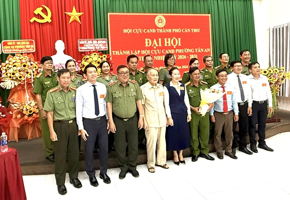 Cần Thơ: Thành lập Hội Cựu CAND phường Tân An, nhiệm kỳ 2026 - 2031