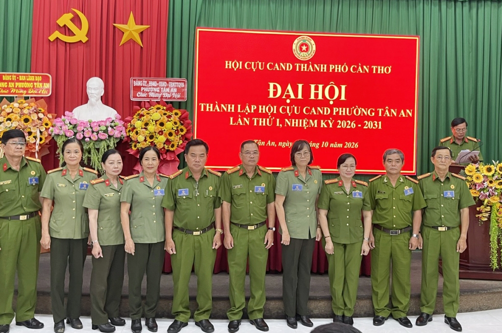 Cần Thơ: Thành lập Hội Cựu CAND phường Tân An, nhiệm kỳ 2026 - 2031