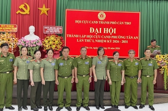 Cần Thơ: Thành lập Hội Cựu CAND phường Tân An, nhiệm kỳ 2026 - 2031