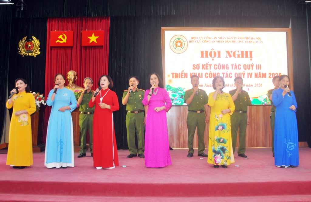Hà Nội: Hội Cựu CAND phường Thanh Xuân sơ kết công tác quý III/2026 và kết nạp hội viên mới