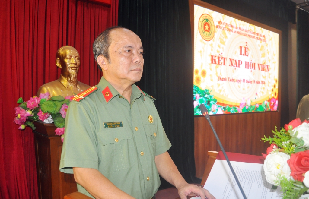 Hà Nội: Hội Cựu CAND phường Thanh Xuân sơ kết công tác quý III/2026 và kết nạp hội viên mới