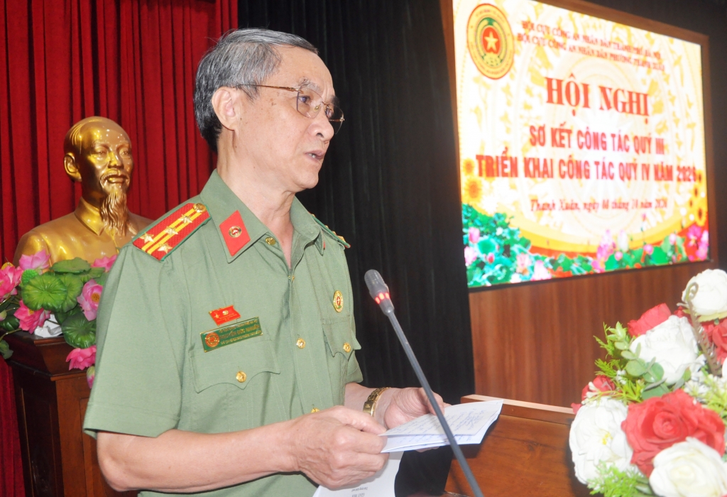 Hà Nội: Hội Cựu CAND phường Thanh Xuân sơ kết công tác quý III/2026 và kết nạp hội viên mới