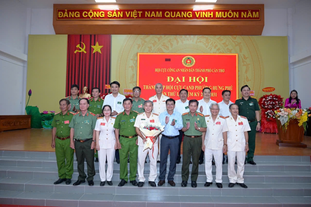 Cần Thơ: Thành lập Hội Cựu CAND phường Hưng Phú, nhiệm kỳ 2026 - 2031