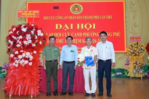 Cần Thơ: Thành lập Hội Cựu CAND phường Hưng Phú, nhiệm kỳ 2026 - 2031