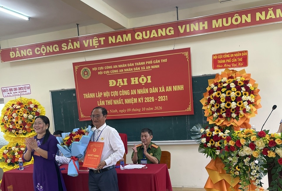 Cần Thơ: Thành lập Hội Cựu CAND xã An Ninh, nhiệm kỳ 2026 - 2031