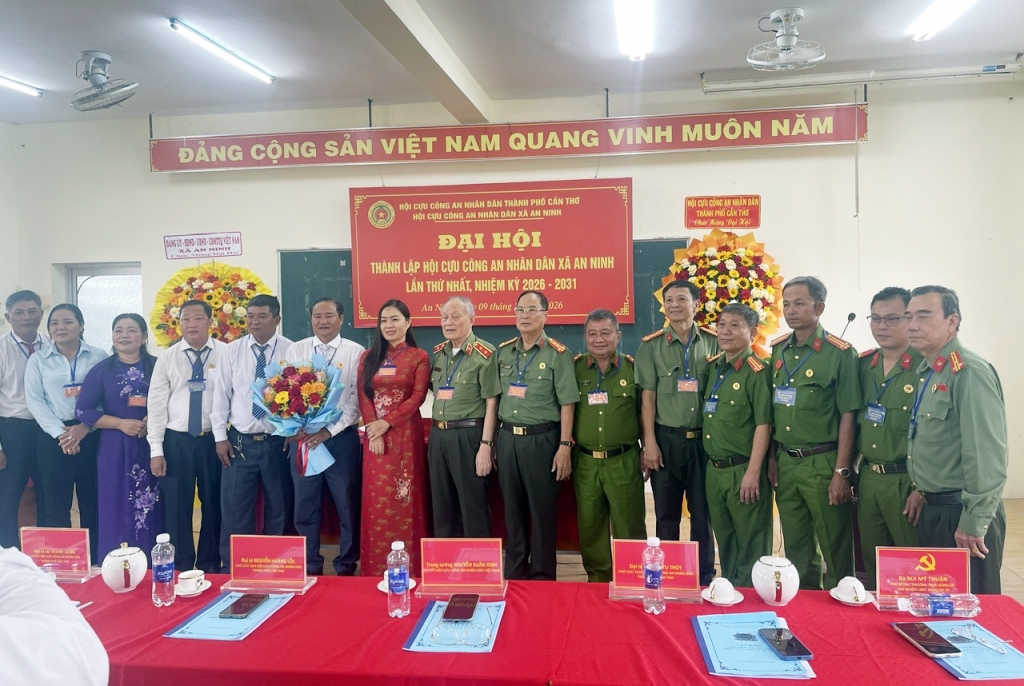 Cần Thơ: Thành lập Hội Cựu CAND xã An Ninh, nhiệm kỳ 2026 - 2031