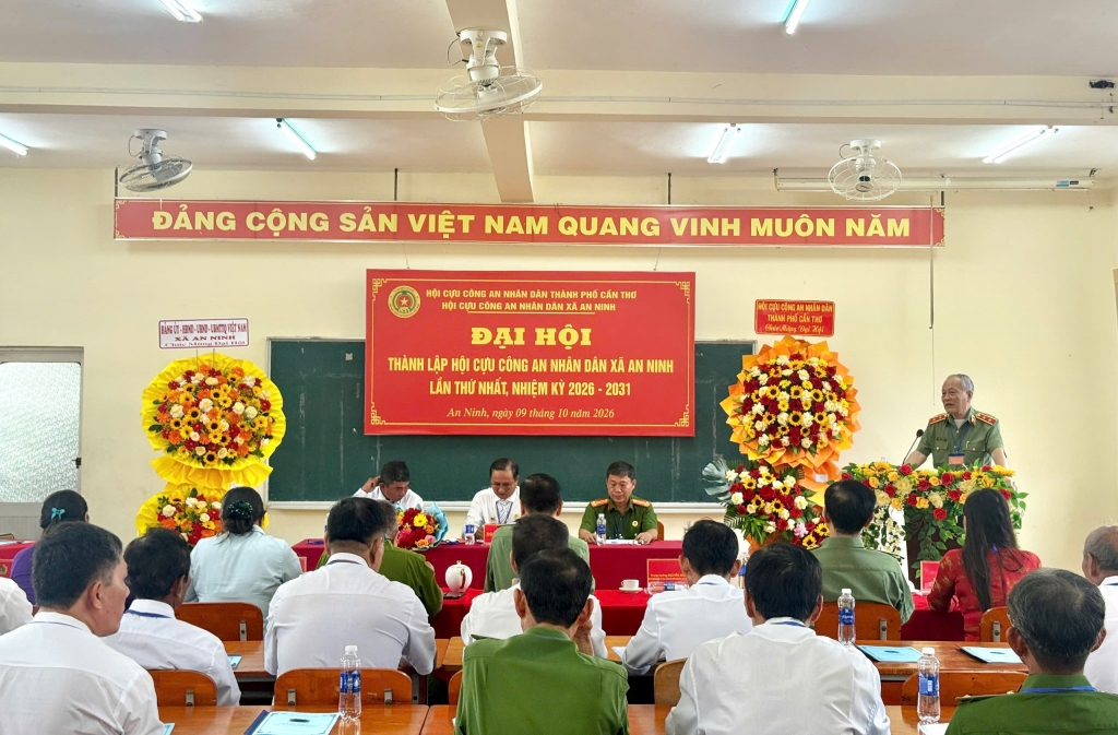 Cần Thơ: Thành lập Hội Cựu CAND xã An Ninh, nhiệm kỳ 2026 - 2031